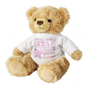 Twinkle Girls Teddy Personalised