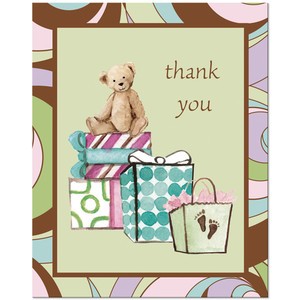 A Pack of 8 Parenthood Thank You Cards