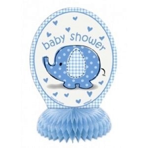 Boy Umbrellaphants Set of Mini Honeycomb Table Decorations