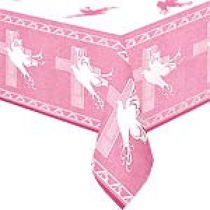 Pink Faithful Dove Tablecover