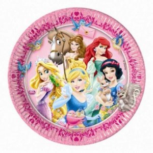 Disney Princesses and Animal Plates