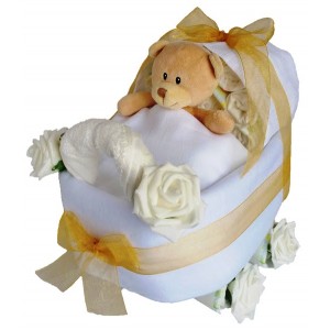 A Stroll Down Memory Lane - Pram Nappy Cake - Many Colours