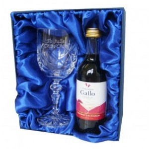 Red Wine & Crystal Glass Set
