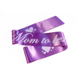 Mom To Be Satin Sash