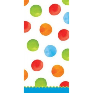 1st Birthday Boy Dots large Tablecover