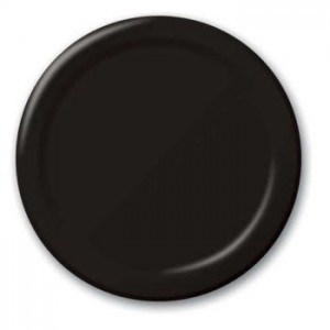 Pack of 24 Black Plates