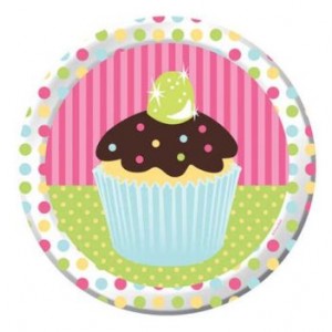 A Pack of 8 Sweet Treats Dinner Plates