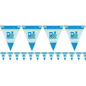 Welcome Baby Boy Paper Bunting