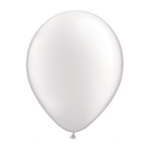 white latex balloon