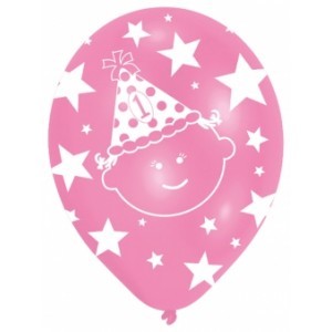 Pink Amp Lilac Birthday Latex Balloons