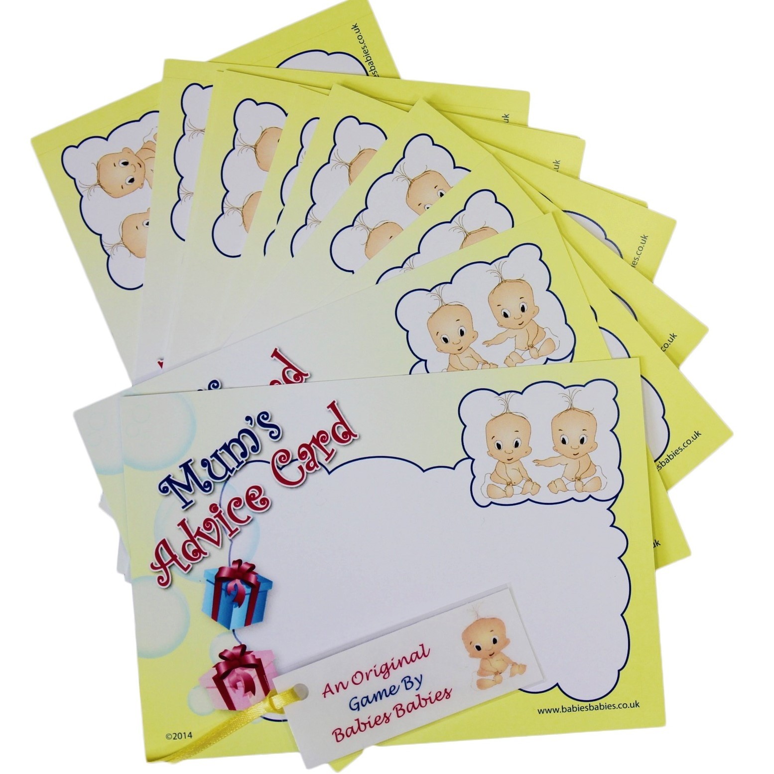 Mum S Advice Cards Twin Baby Pack Of 10