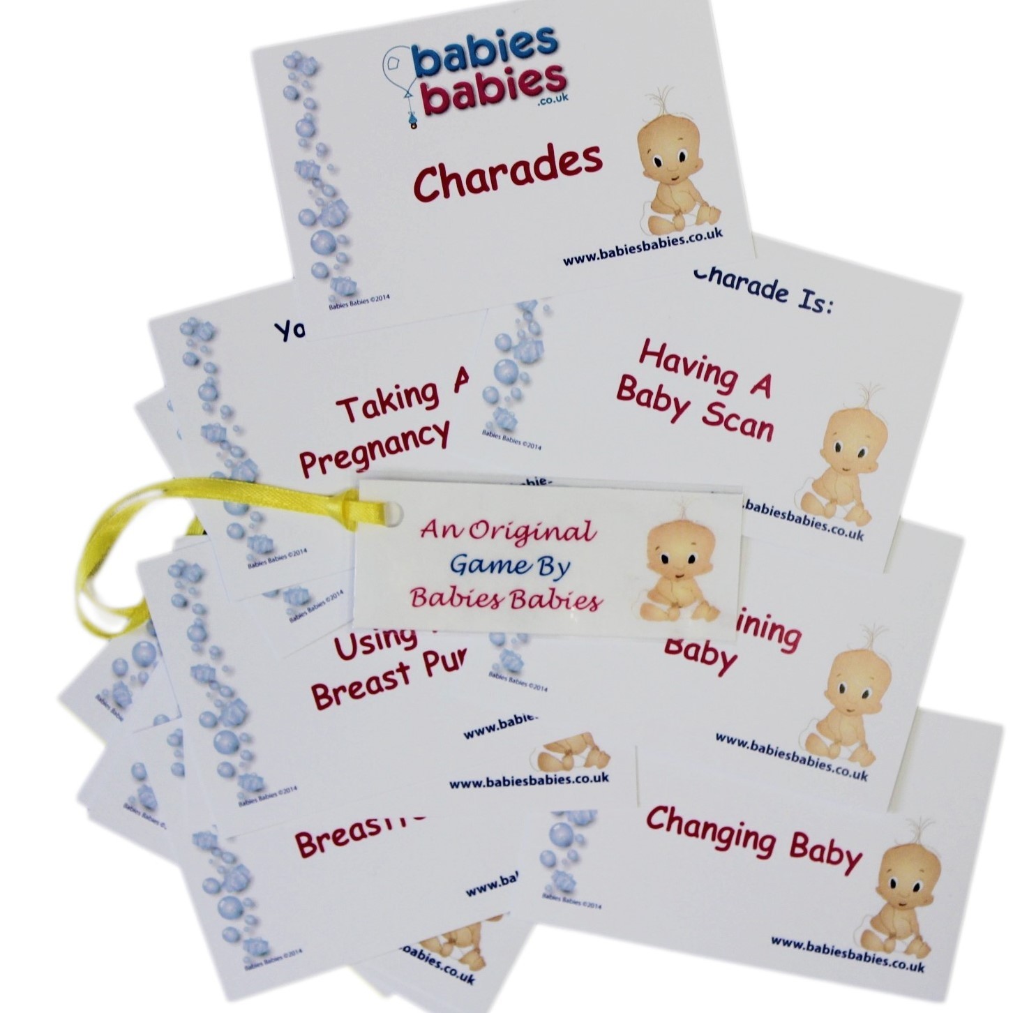 Baby Shower Charades Pack Of 12