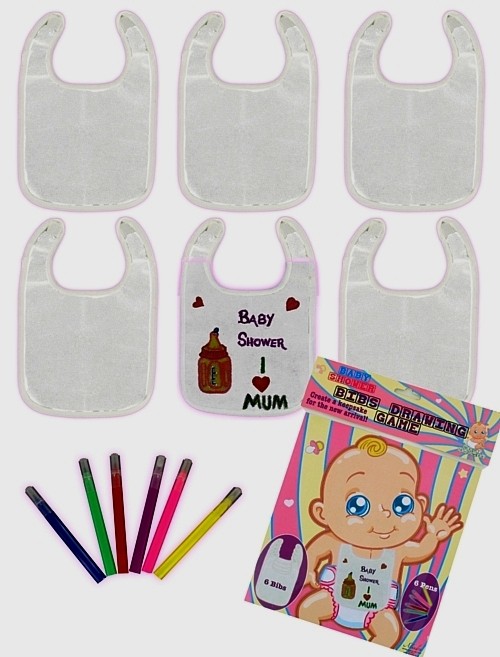 Shower bib cheap