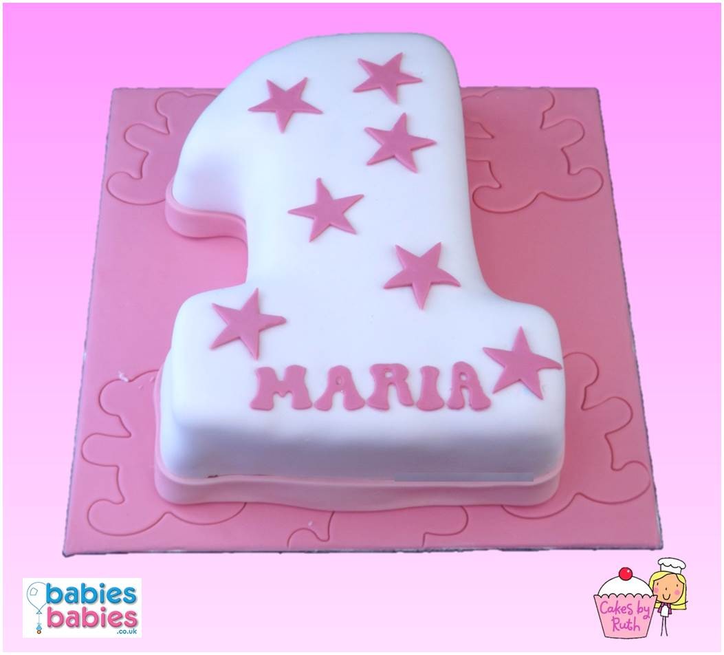 Girl First Birthday Cake