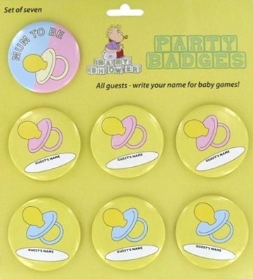 Baby Shower Badges