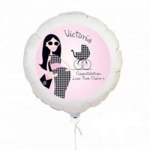 personalised balloon foil inflated