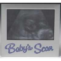 Frames - Lilac Glitter Baby Scan Frame