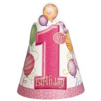 1st Birthday Girl Party Hats