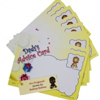 Dad's Advice cards with ethnic baby