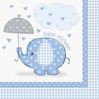 Boy Umbrellaphants Napkins (pack of 16)