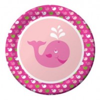 A Pack of 8 Ocean Girl Dinner Plates