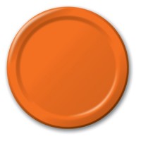 orange plates
