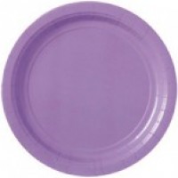 Lilac Plates - 24 Pack