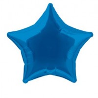 Blue Star Foil Balloon