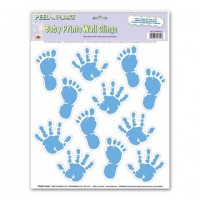Blue Hand & Footprints