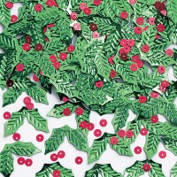 holly and berry confetti