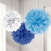 Baby Boy Clothes Line Blue Mix Pom Pom