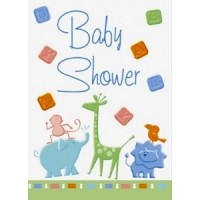 Animal Crackers Baby Shower Invitation