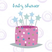 A Baby Shower Celebration Greeting Card