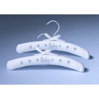 A Set of Blue Baby Coat Hangers