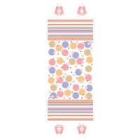 A Pink Tiny Toes Large Table Cover