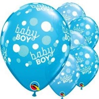 baby boy latex balloons