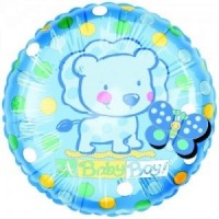 Baby Boy Flitters Foil Balloon