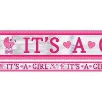 It's a Girl Carriage Banner