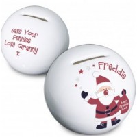 Personalised Santa Money Box