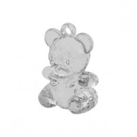 clear resin teddy