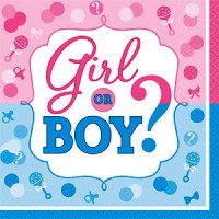 Gender Reveal Napkins