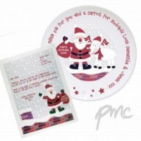 Personalised Rooftop Santa Mince Pie Plate
