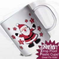 Personalised Santa Plastic Mug