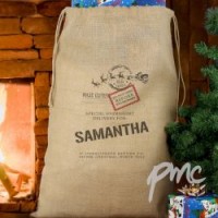 Personalised Special Delivery Hessian Sack