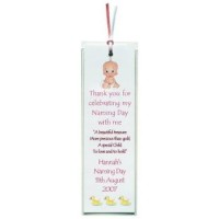 Personalised Naming/Christening Day Bookmark