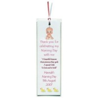 Personalised Naming/Christening Day Bookmark