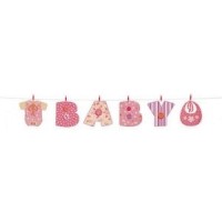 Baby Girl Stitchings Jointed Banner