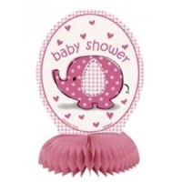 Girl Umbrellaphants Set of Mini Honeycomb Centrepieces