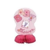 Baby Girl Stitchings Honeycomb Decorations