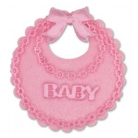 Baby Girl Mini Decorative Bib